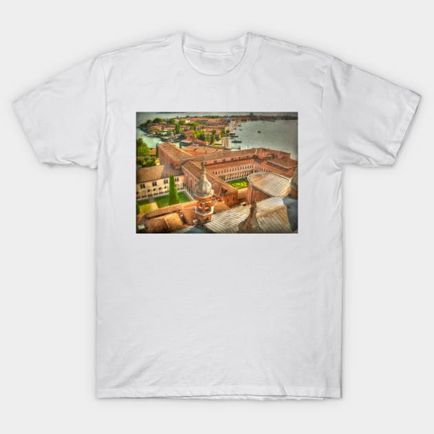 Venice. View from Church San Giorgio Maggiore T-Shirt by terezadelpilar